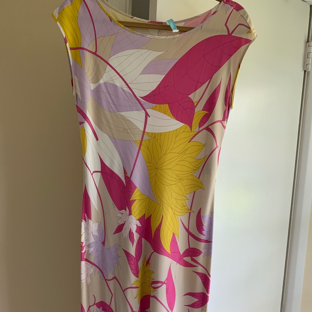 Emilio Pucci cap sleeve dress